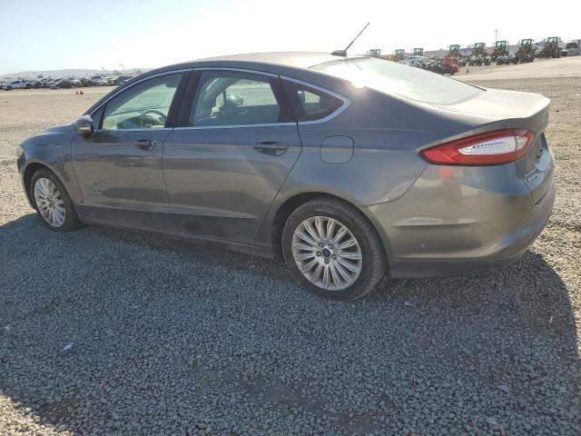 FORD FUSION SE PHEV 2014 gray sedan 4d hybrid engine 3FA6P0PUXER344091 photo #3