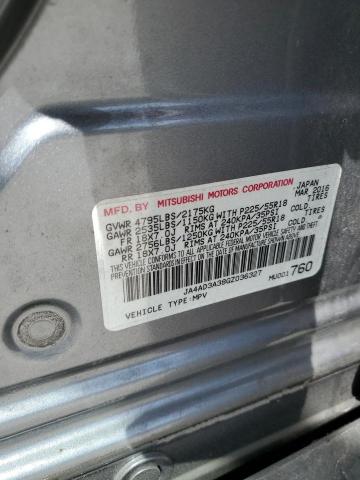 2016 MITSUBISHI OUTLANDER JA4AD3A38GZ036327