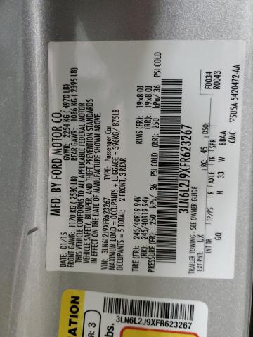 2015 LINCOLN MKZ - 3LN6L2J9XFR623267