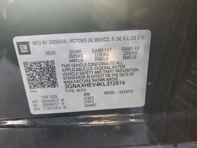 2019 CHEVROLET EQUINOX LS 3GNAXHEV4KL372974