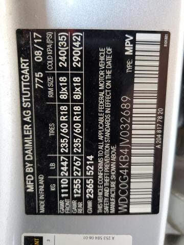 2018 MERCEDES-BENZ GLC 300 4M WDC0G4KB4JV032689