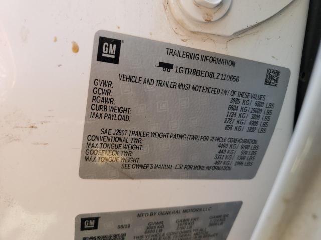 2020 GMC SIERRA C1500 SLE 1GTR8BED8LZ110656