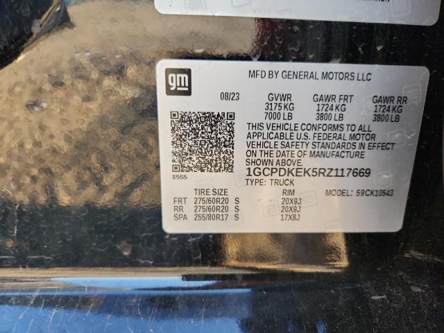 2024 CHEVROLET SILVERADO 1GCPDKEK5RZ117669