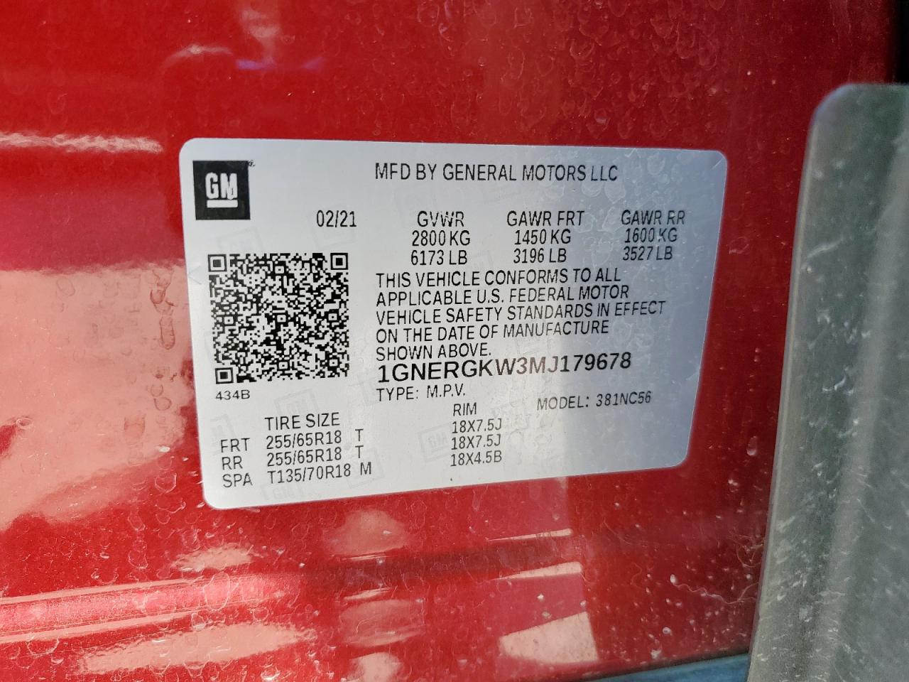 CHEVROLET TRAVERSE LT