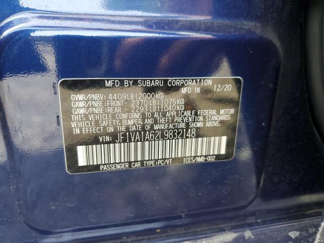 2020 SUBARU WRX JF1VA1A62L9832148