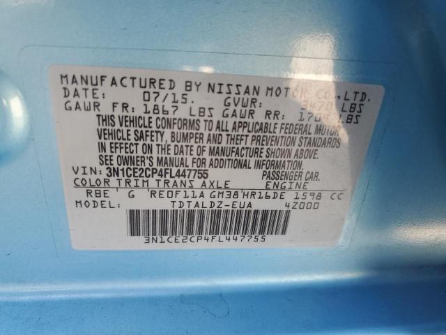 2015 NISSAN VERSA NOTE S 3N1CE2CP4FL447755