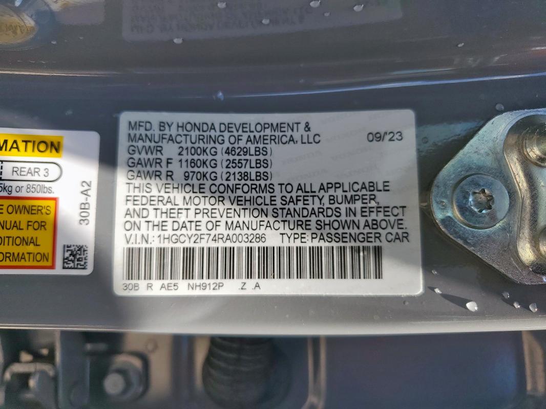 2024 HONDA ACCORD HYB 1HGCY2F74RA003286