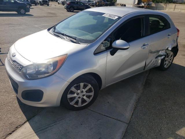 KIA RIO LX 2013 silver  gas KNADM5A38D6225603 photo #1