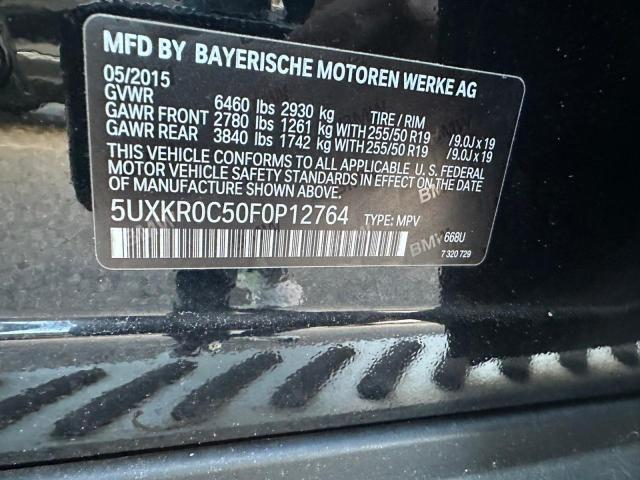 2015 BMW X5 XDRIVE3 5UXKR0C50F0P12764