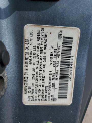 2015 INFINITI Q60 BASE JN1CV6FE5FM811219