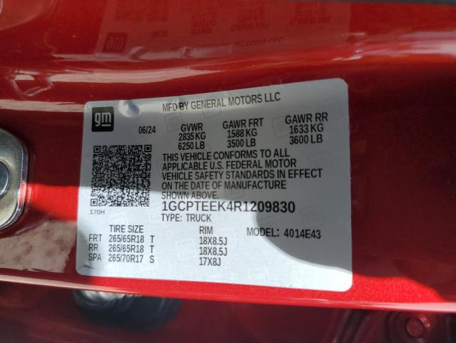 2024 CHEVROLET COLORADO T 1GCPTEEK4R1209830