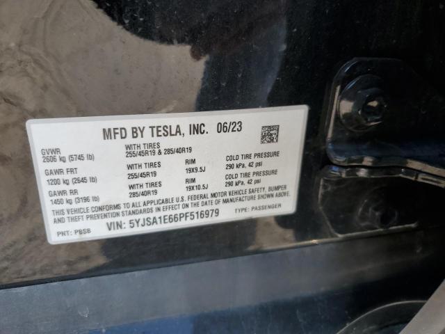 2023 TESLA MODEL S - 5YJSA1E66PF516979