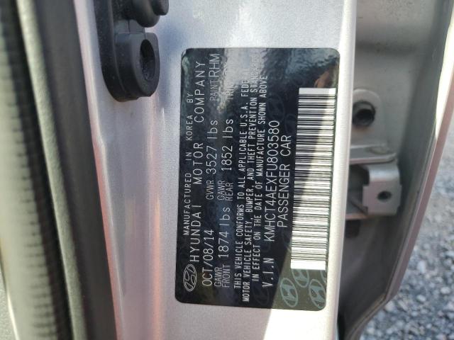 2015 HYUNDAI ACCENT GLS KMHCT4AEXFU803580
