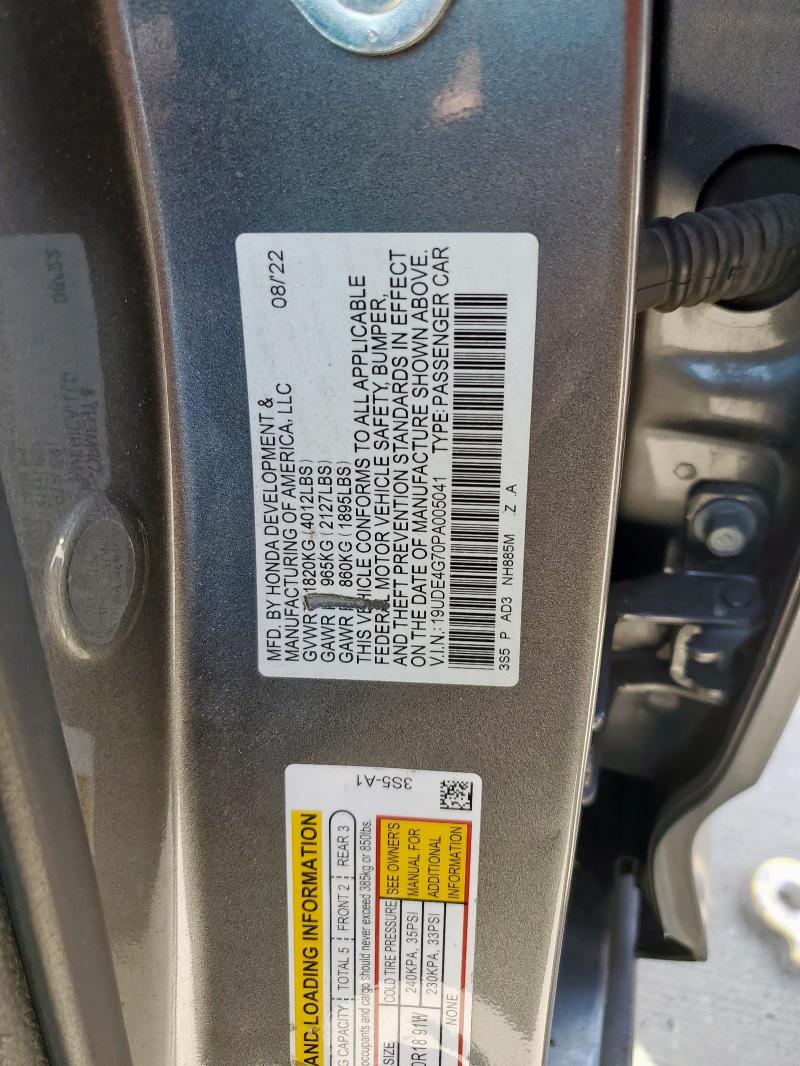 2023 ACURA INTEGRA A- - 19UDE4G70PA005041