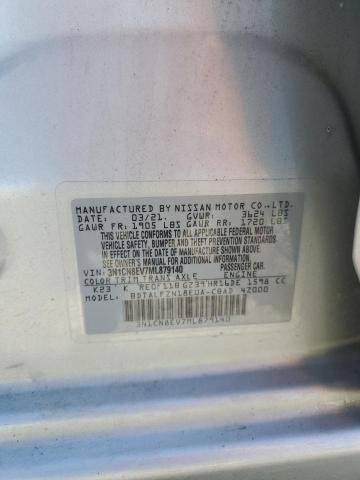 2021 NISSAN VERSA SV - 3N1CN8EV7ML879140