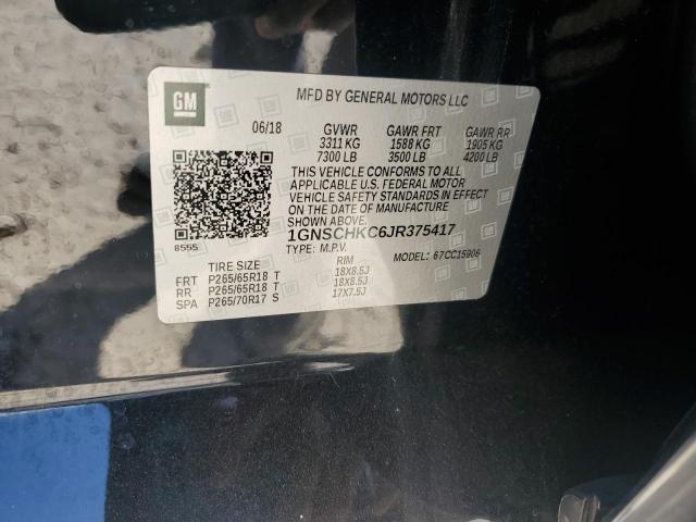 2018 CHEVROLET SUBURBAN C 1GNSCHKC6JR375417