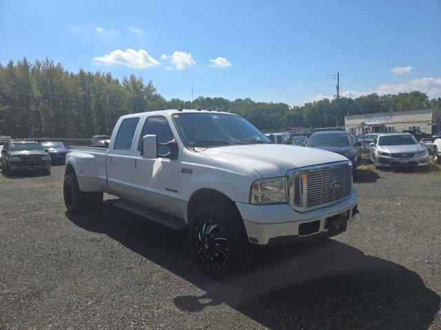 FORD F350 SUPER 2000 white crew pic diesel 1FTWW33F1YED97517 photo #1