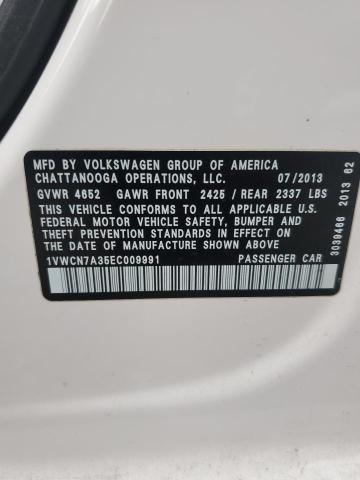 2014 VOLKSWAGEN PASSAT SEL #3237154006