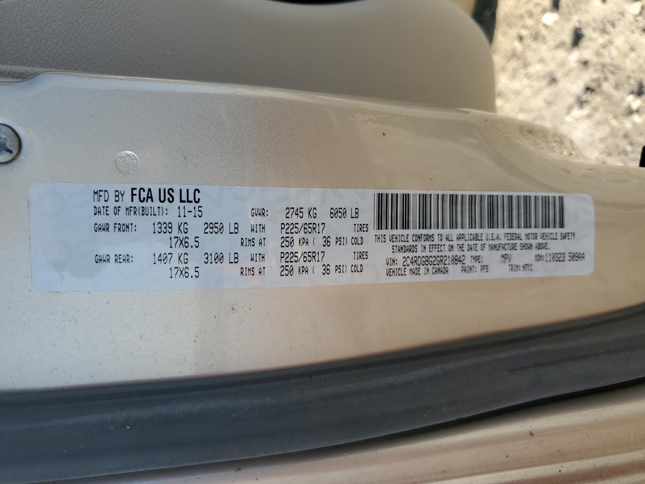 DODGE GRAND CARAVAN SE