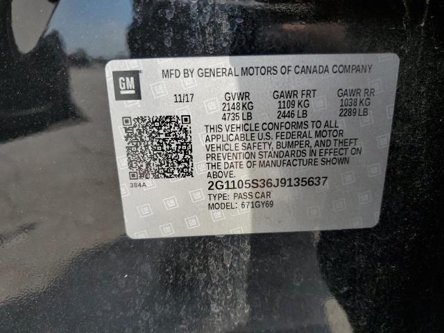 2018 CHEVROLET IMPALA LT #3294441523