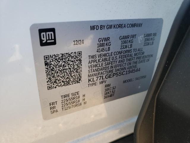 2025 CHEVROLET TRAX 1RS KL77LGEP5SC194544