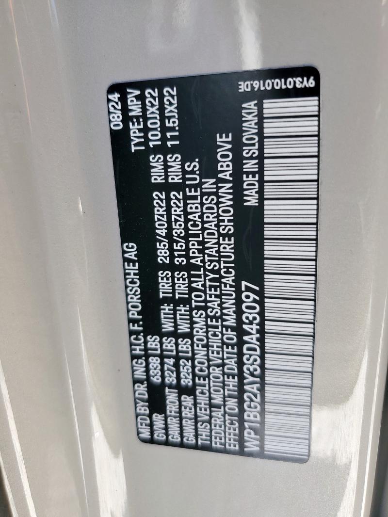 2025 PORSCHE CAYENNE GT - WP1BG2AY3SDA43097