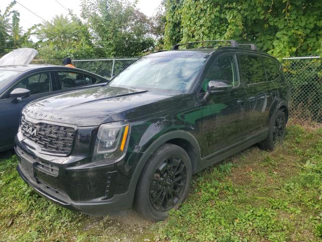 KIA TELLURIDE EX 2022 black  gas 5XYP3DHC4NG244506 photo #3