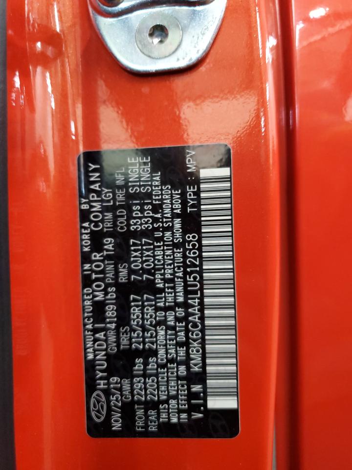 Lot #3283987795 2020 HYUNDAI KONA SEL P