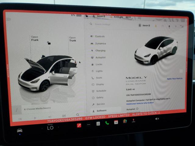 2025 TESLA MODEL Y 7SAYGDEE5SA365286
