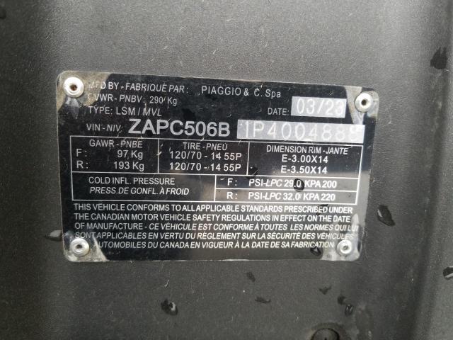 2023 PIAGGIO TYPHOON 50 ZAPC506B1P4004888