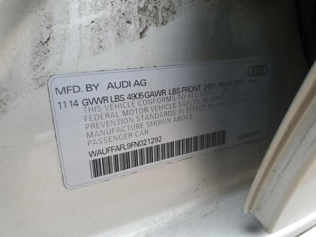 2015 AUDI A4 PREMIUM - WAUFFAFL9FN021292