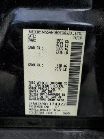 2015 NISSAN ALTIMA 2.5 #3282424287