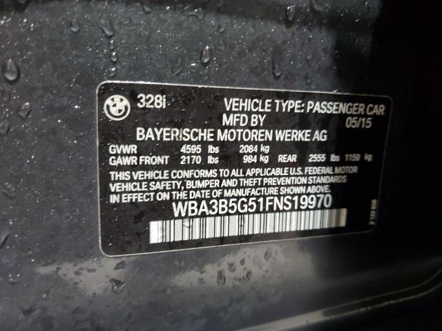 2015 BMW 328 XI SUL WBA3B5G51FNS19970