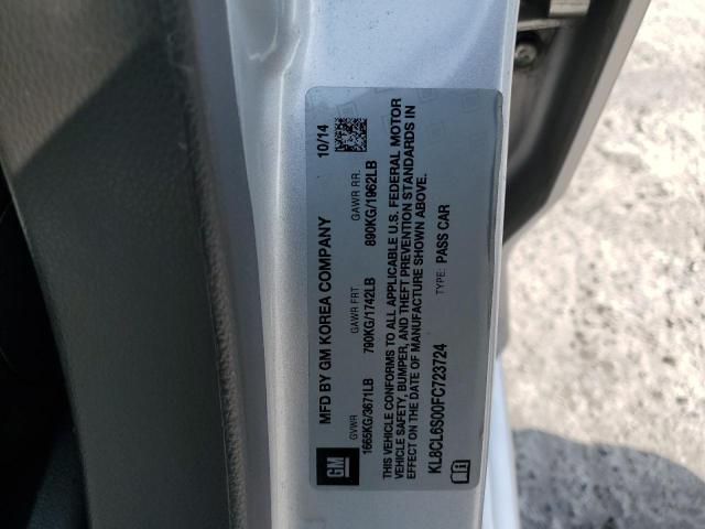 2015 CHEVROLET SPARK EV 2 KL8CL6S00FC723724