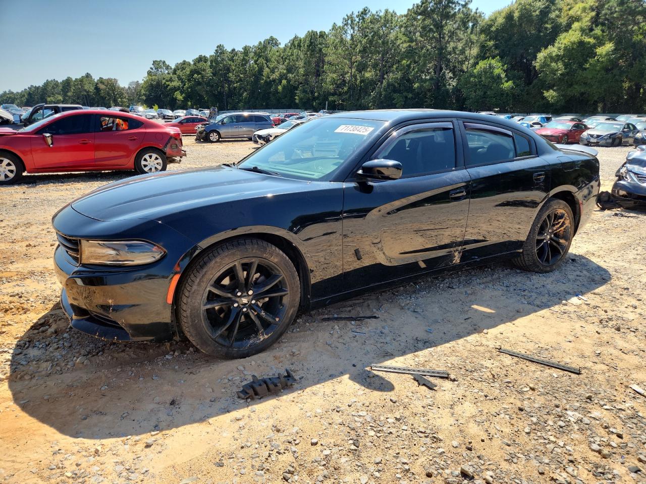 Lot #3284771523 2018 DODGE CHARGER SXT