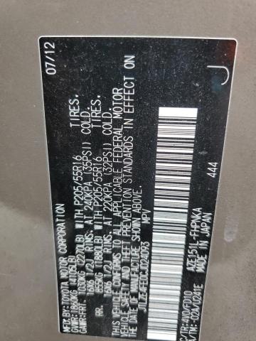 2012 TOYOTA SCION XB #3301864012