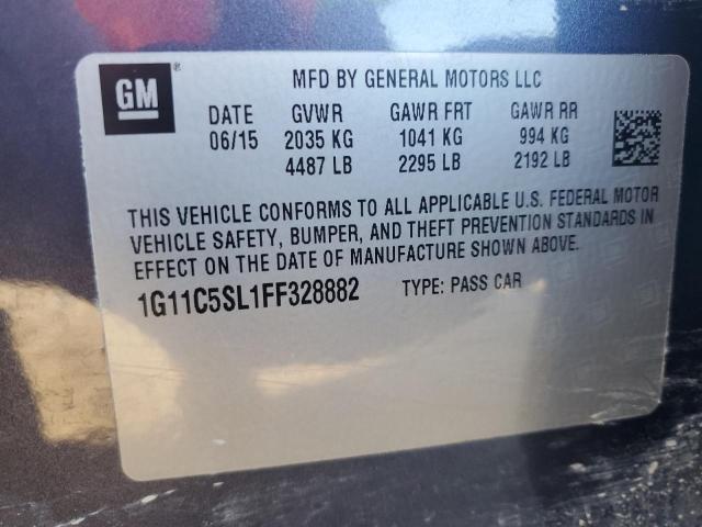 2015 CHEVROLET MALIBU 1LT 1G11C5SL1FF328882