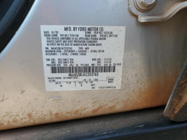 2020 FORD ECOSPORT T MAJ6S3KL4LC352763