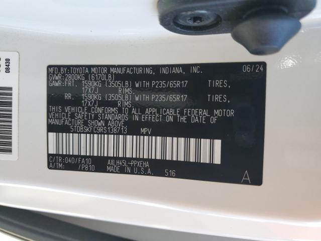 2024 TOYOTA SIENNA LE 5TDBSKFC9RS138713