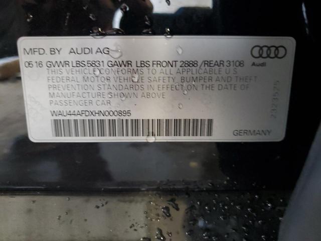2017 AUDI A8 L QUATT - WAU44AFDXHN000895