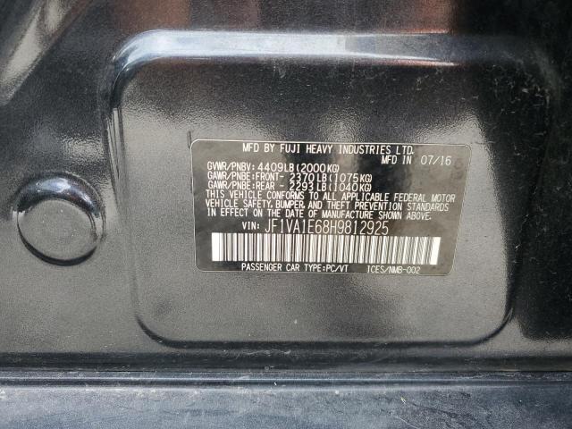 2017 SUBARU WRX PREMIU JF1VA1E68H9812925