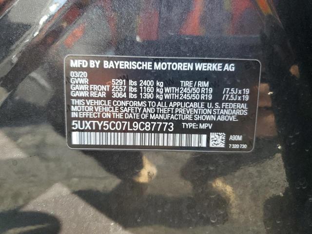 2020 BMW X3 XDRIVE30I - 5UXTY5C07L9C87773