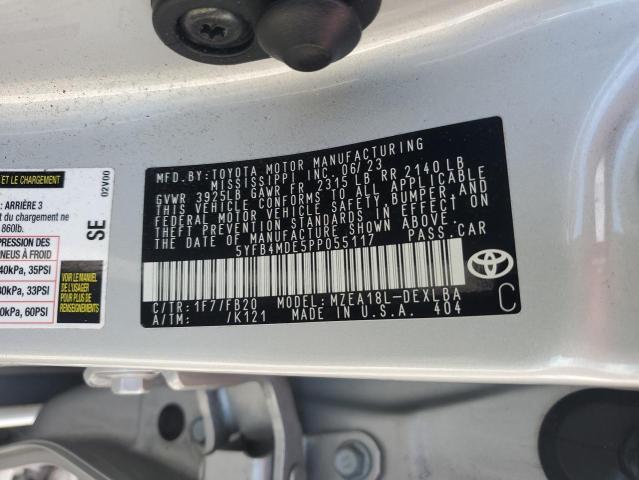 2023 TOYOTA COROLLA LE - 5YFB4MDE5PP055117