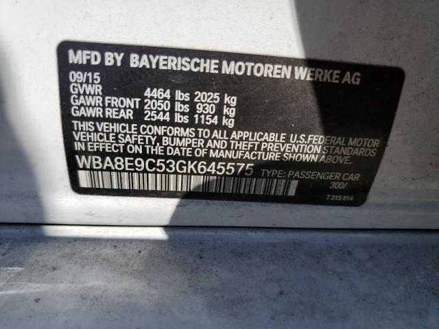 2016 BMW 328 I SULE WBA8E9C53GK645575