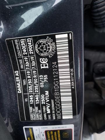 2013 MERCEDES-BENZ GLK 250 BL - WDCGG0EB1DG112124