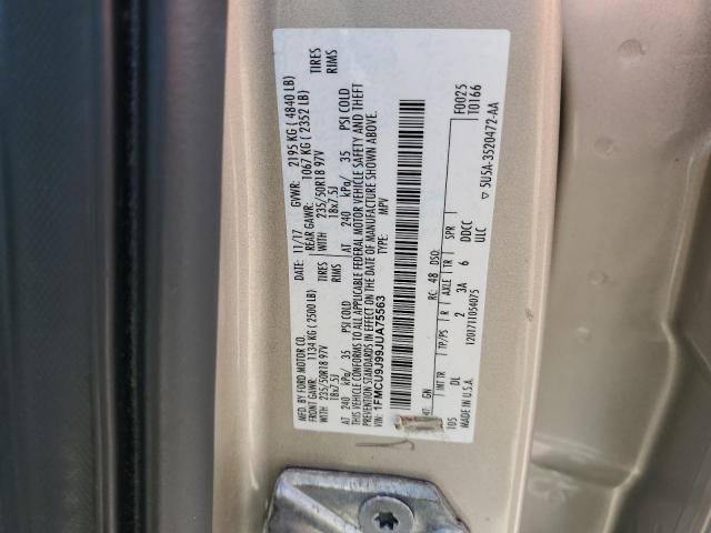 2018 FORD ESCAPE TIT 1FMCU9J99JUA75563