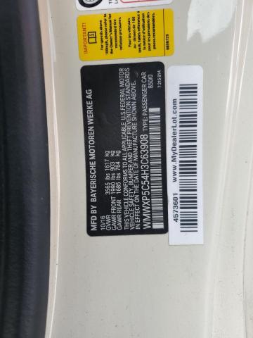 2017 MINI COOPER WMWXP5C54H3C63908