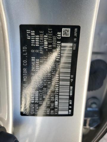 2017 HONDA ACCORD TOURING HYBRID JHMCR6F73HC023484