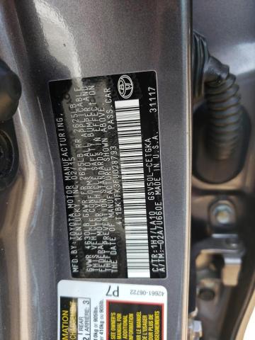 2015 TOYOTA CAMRY XSE 4T1BK1FK3FU028793