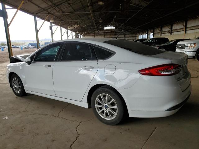 FORD FUSION S 2018 white  gas 3FA6P0G79JR187349 photo #3